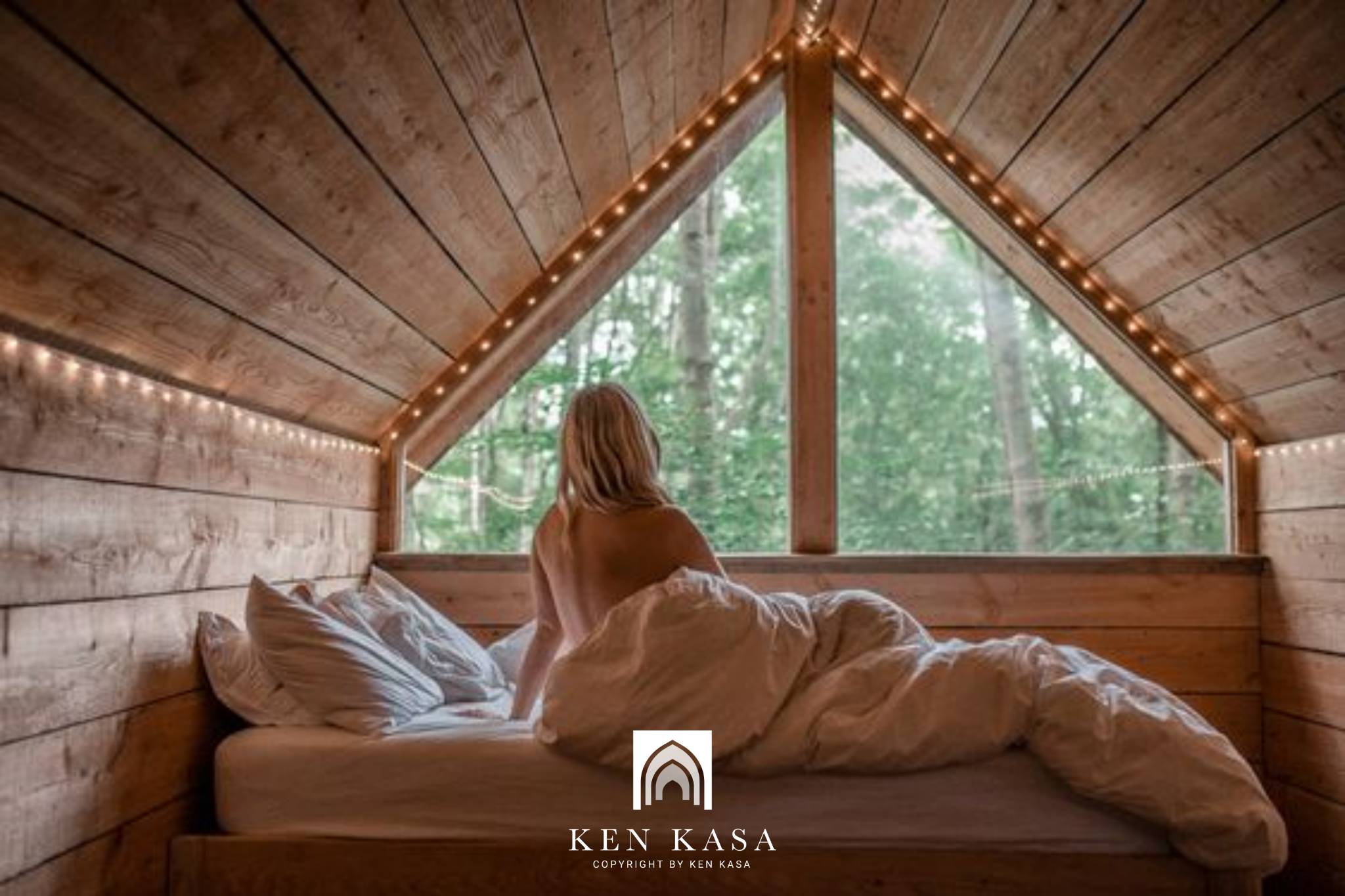 thiết kế nội thất homestay gỗ phong c&aacute;ch tối giản